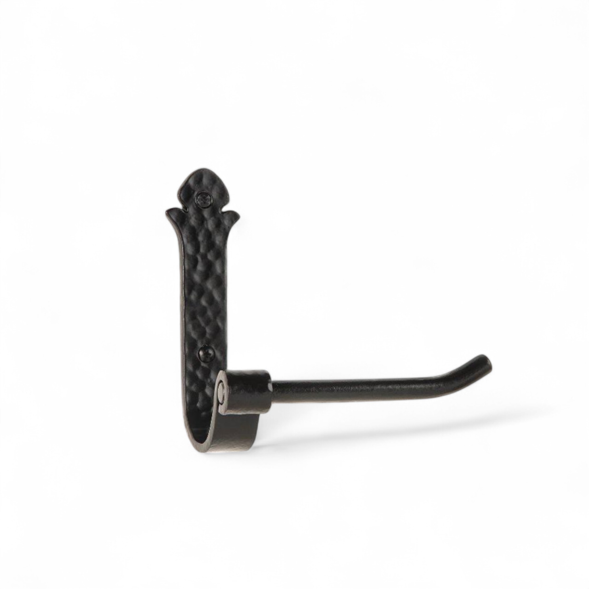 Black toilet paper holder