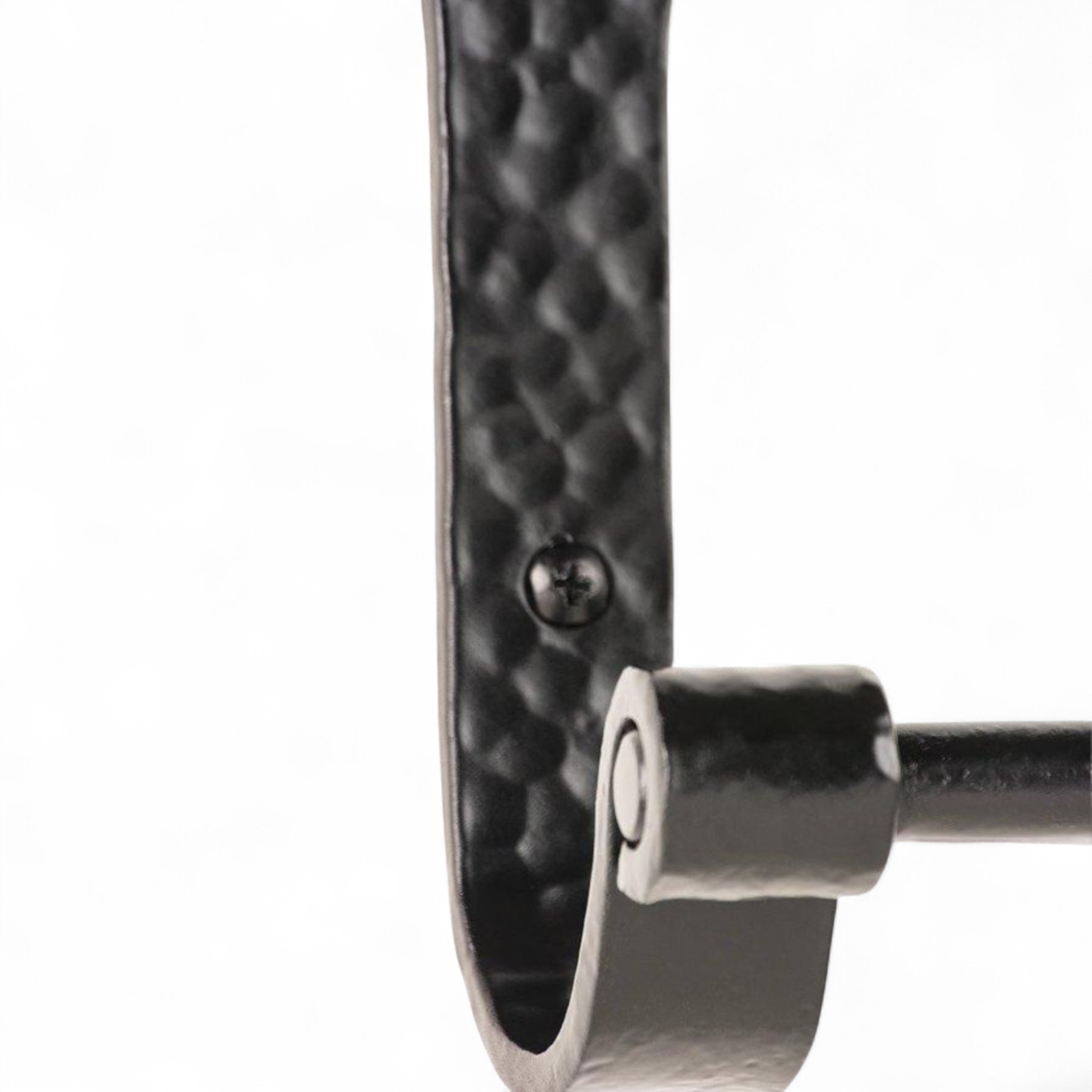 Black toilet paper holder