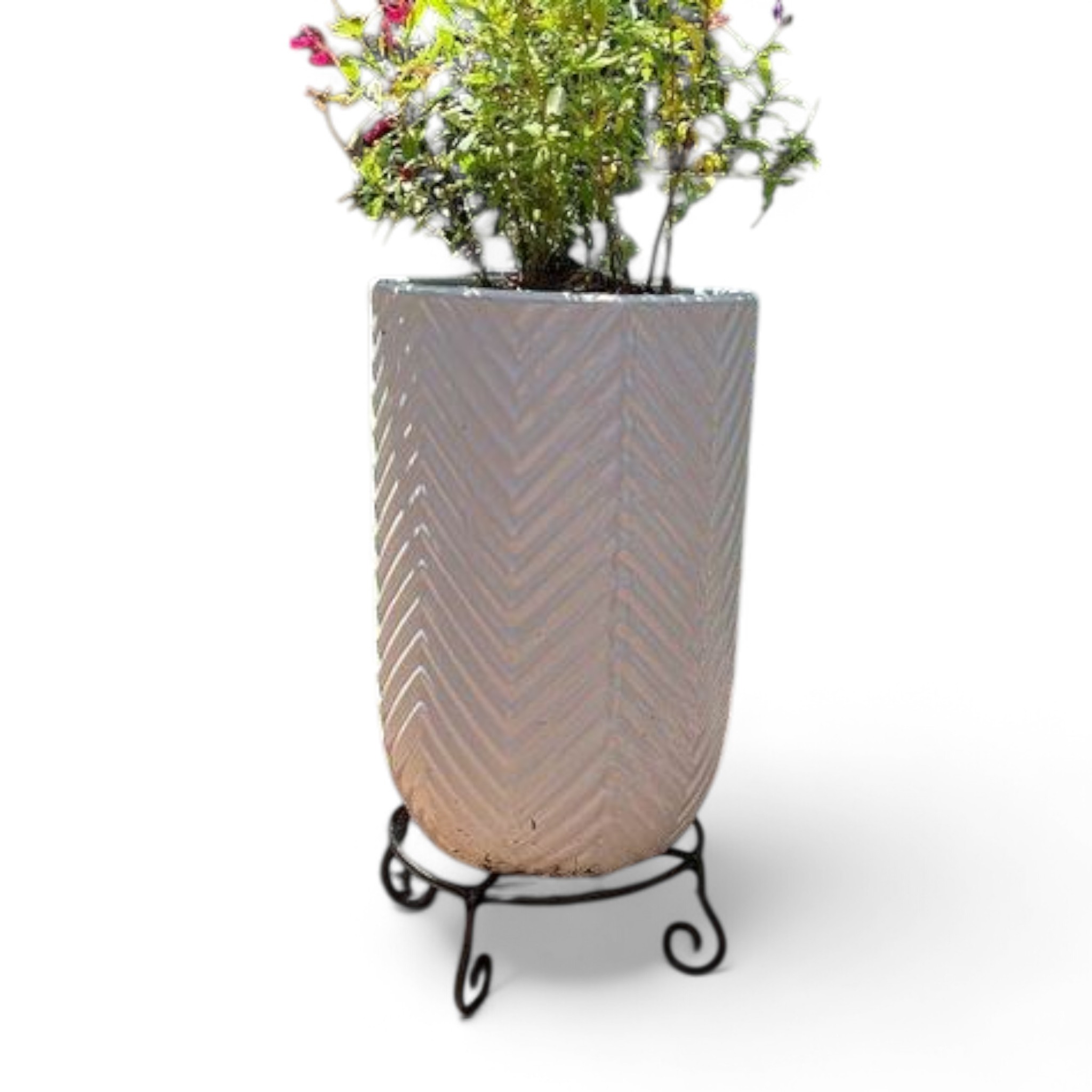 Sprial  Iron Plant stand