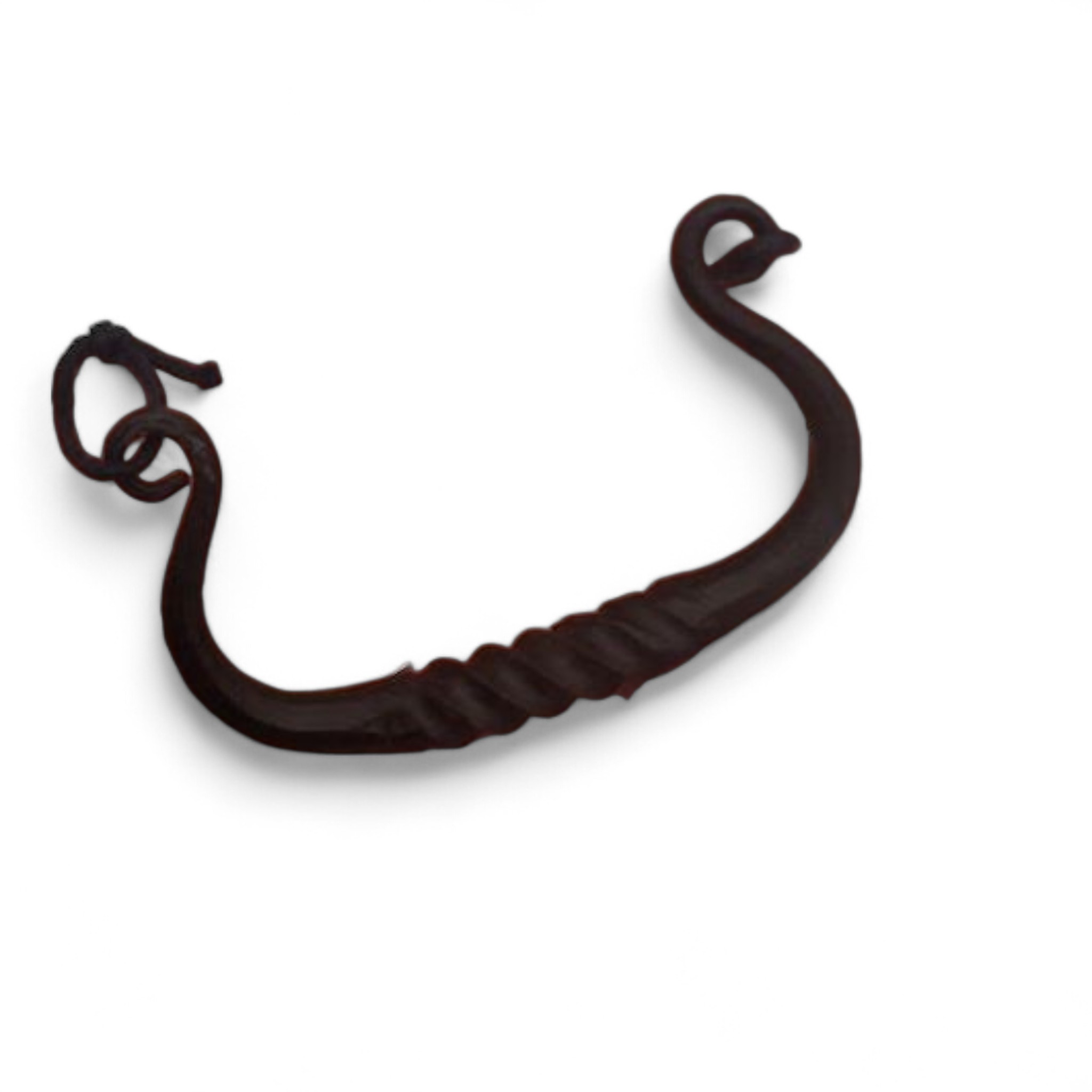 Hand Forged Iron Twisted Necklace